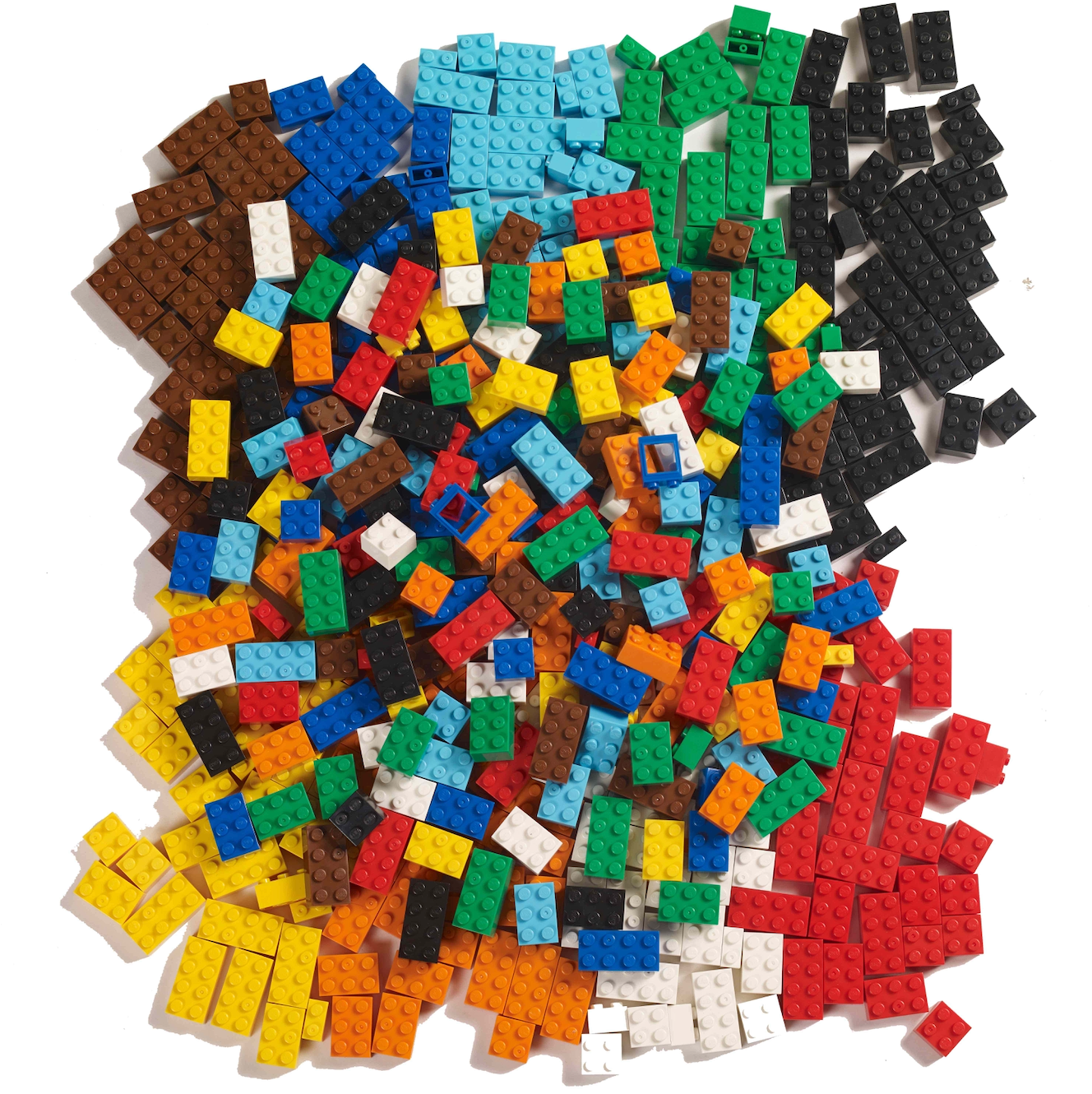 250 piece building blocks for kids and hobby builders