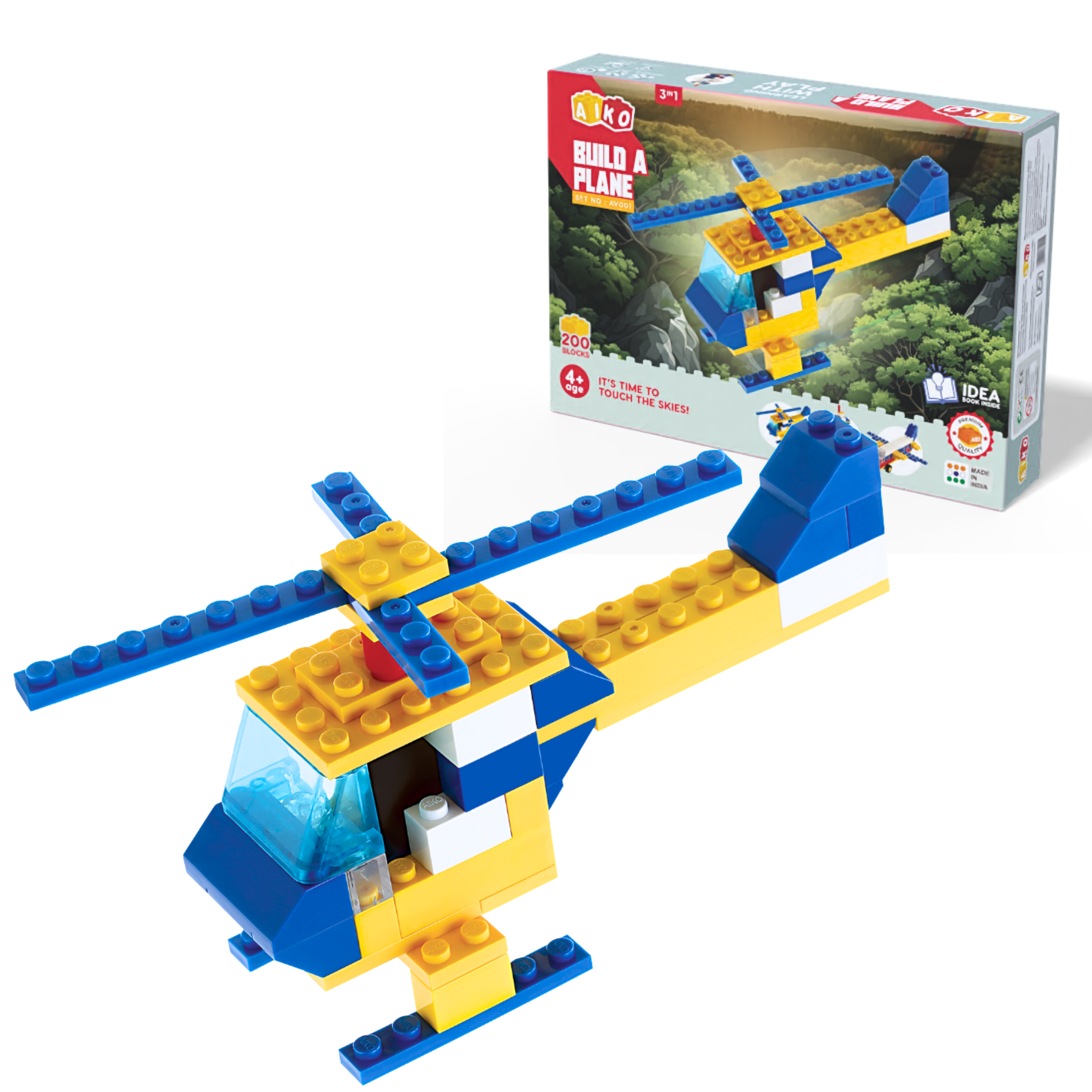 aikoセット AIKO Build-a-Plane | Creative Building Block Set for Kids – Aiko Toys