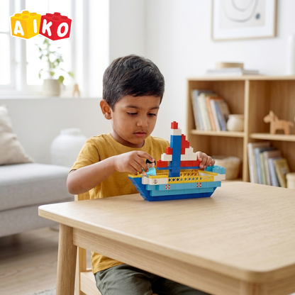 AIKO Build-a-Boat | Creative Building Block Set for Kids