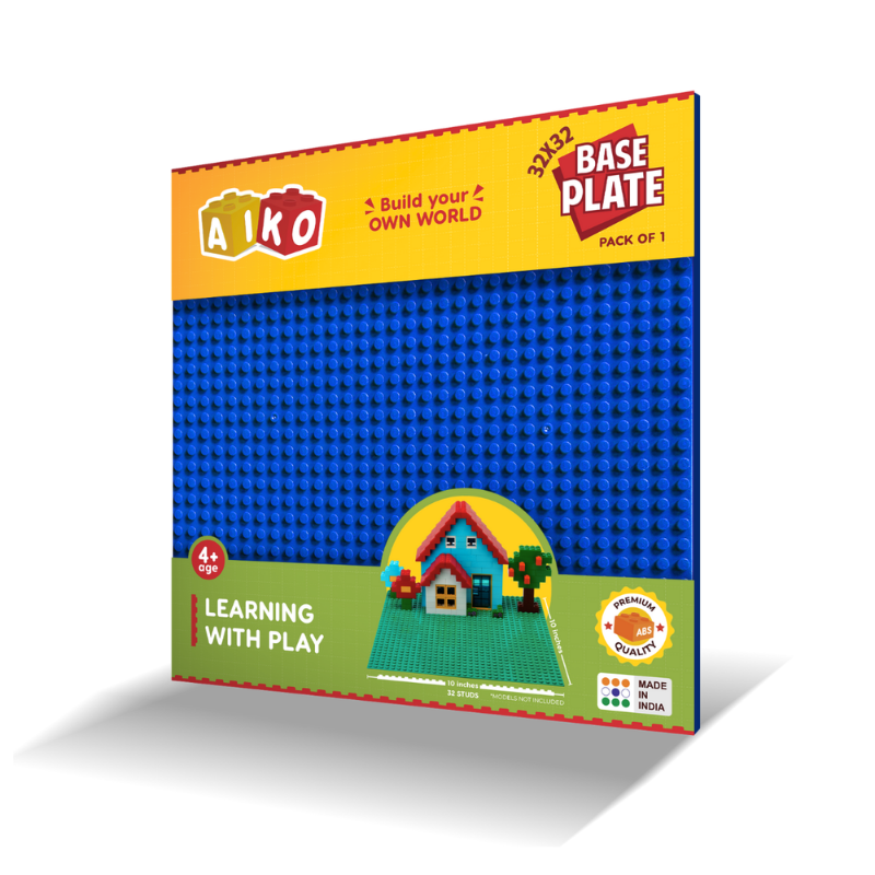 32×32 Building Block Base Plates | Premium Baseplates for Creative Builds | Ages 4–99