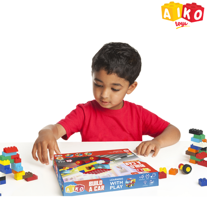 Build-a-Car |  Building Block Toy | STEM DIY Vehicle Set | Compatible with International Block Brands | Age 4+