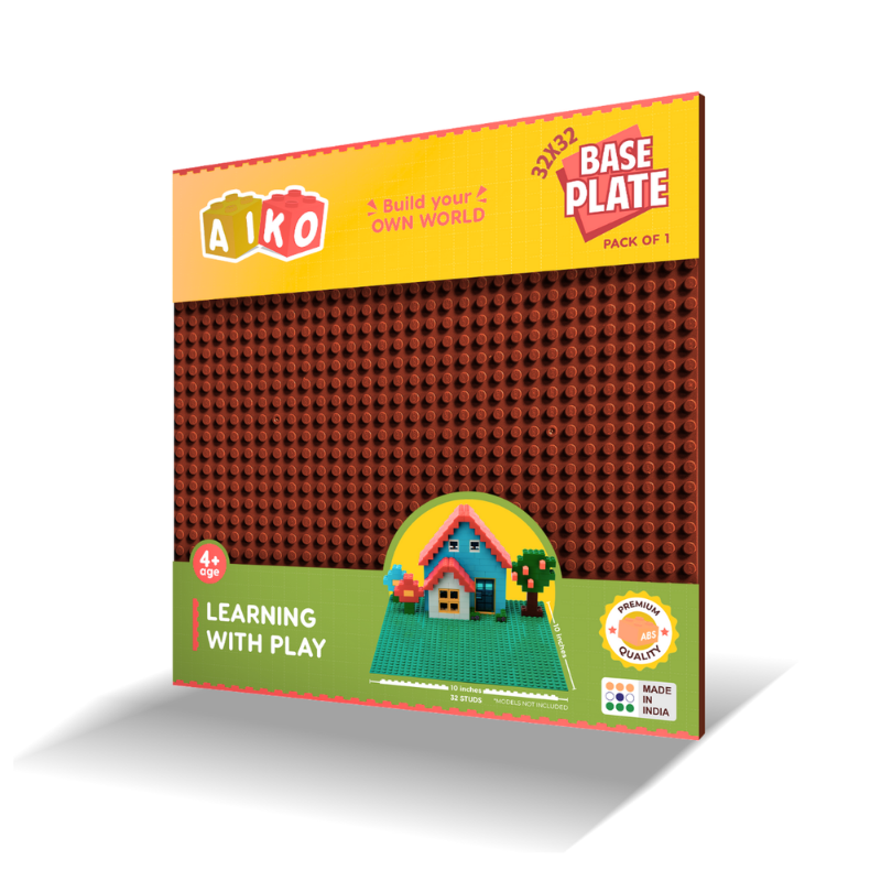 32×32 Building Block Base Plates | Premium Baseplates for Creative Builds | Ages 4–99
