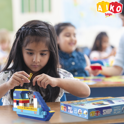 AIKO Build-a-Boat | Creative Building Block Set for Kids