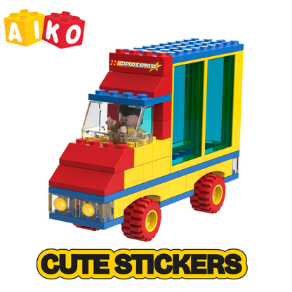 Build-a-Bus |  Building Block Toy | STEM DIY Vehicle Set | Compatible with International Block Brands | Age 6+