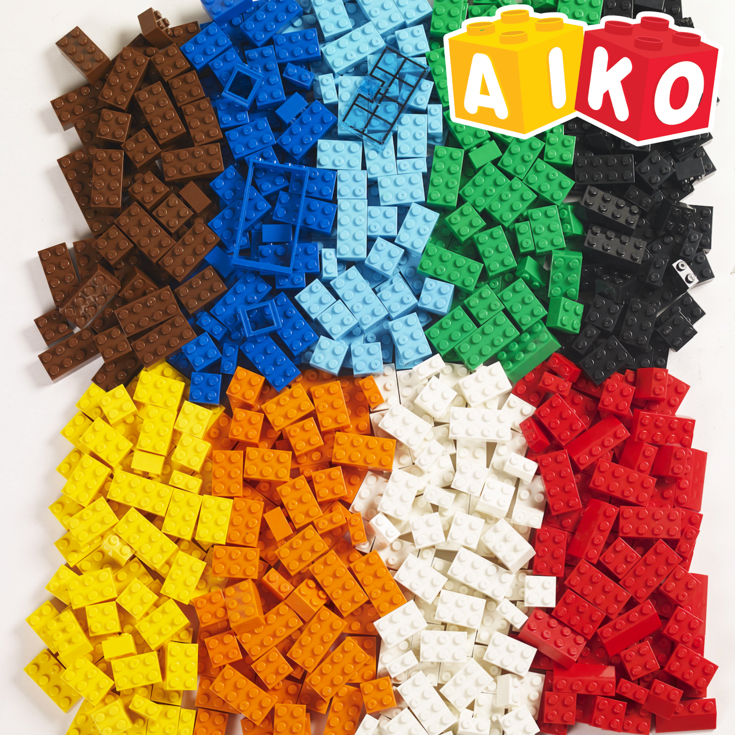 AIKO Box of Blocks 500pcs – Premium Building Block Set