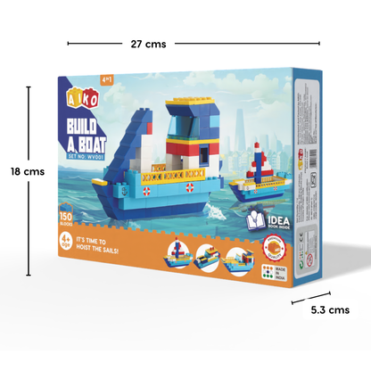 AIKO Build-a-Boat | Creative Building Block Set for Kids