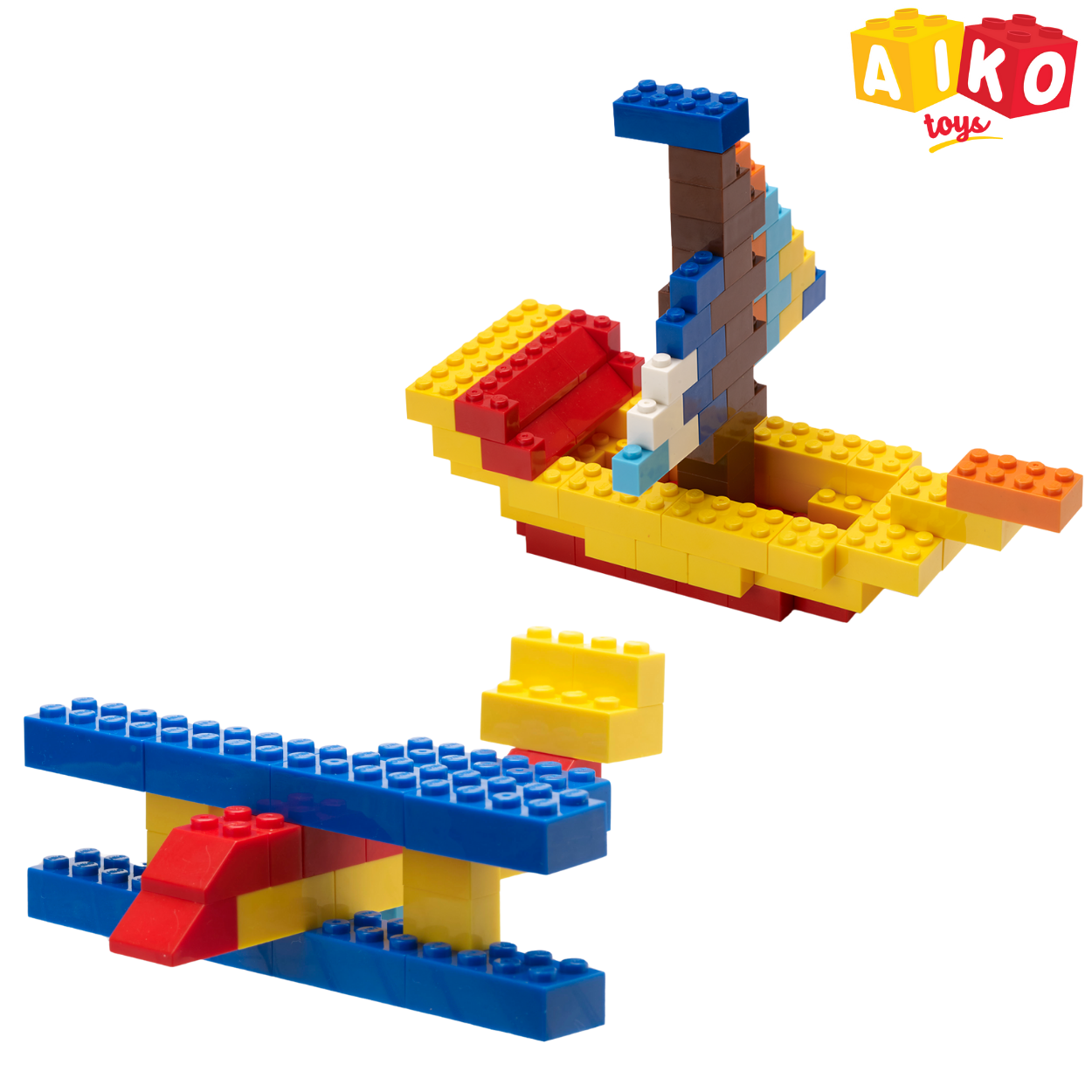 AIKO Box of Blocks 500pcs – Premium Building Block Set