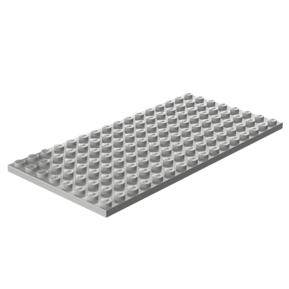 8x16 Flat Building Plates | Pack of 5