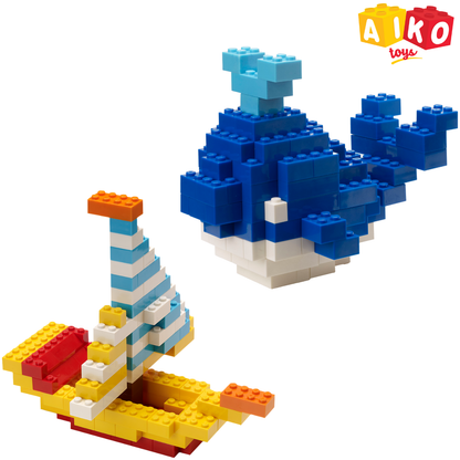 AIKO Box of Blocks 1000 | Premium Building Block Set