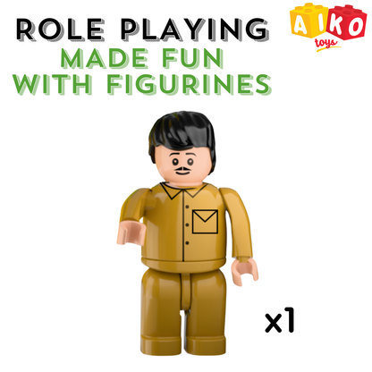 AIKO Build-a-Rick | Indian Rickshaw Building Block Set | 80 Building Blocks| Ages 4-99 years