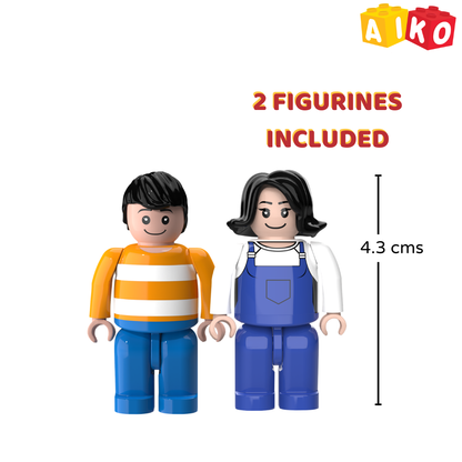 Town Cafe Set No.04 | 160 Premium Building Blocks | Ages 4-99 years