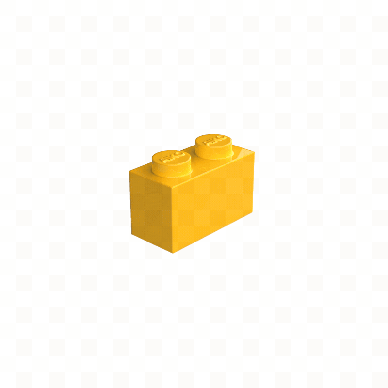 1x2 Building Blocks | Pack of 10