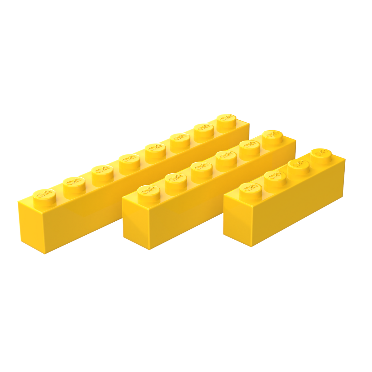 1x4 1x6 1x8 Building Blocks Combo | Pack of 15 (5 Each)