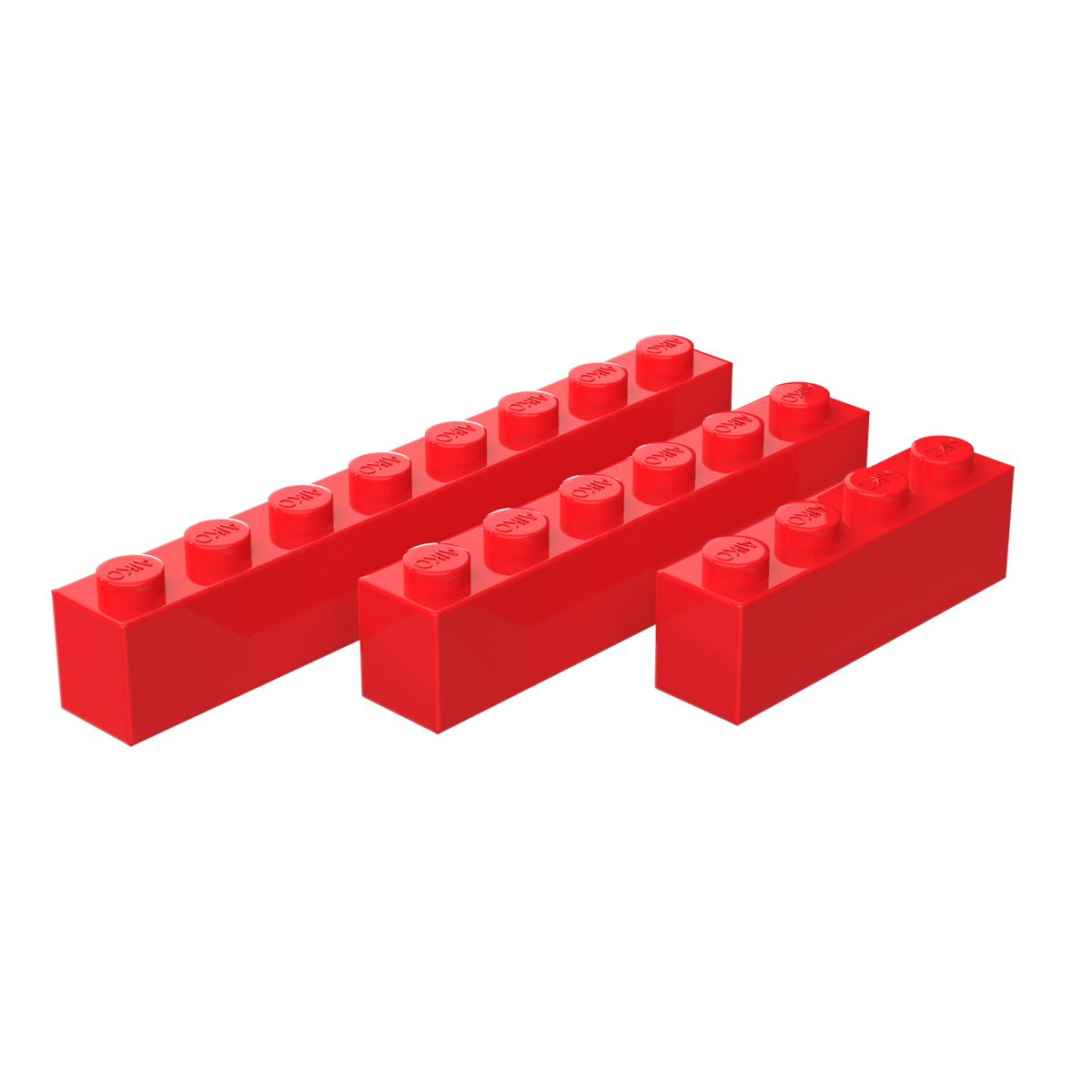 1x4 1x6 1x8 Building Blocks Combo | Pack of 15 (5 Each)