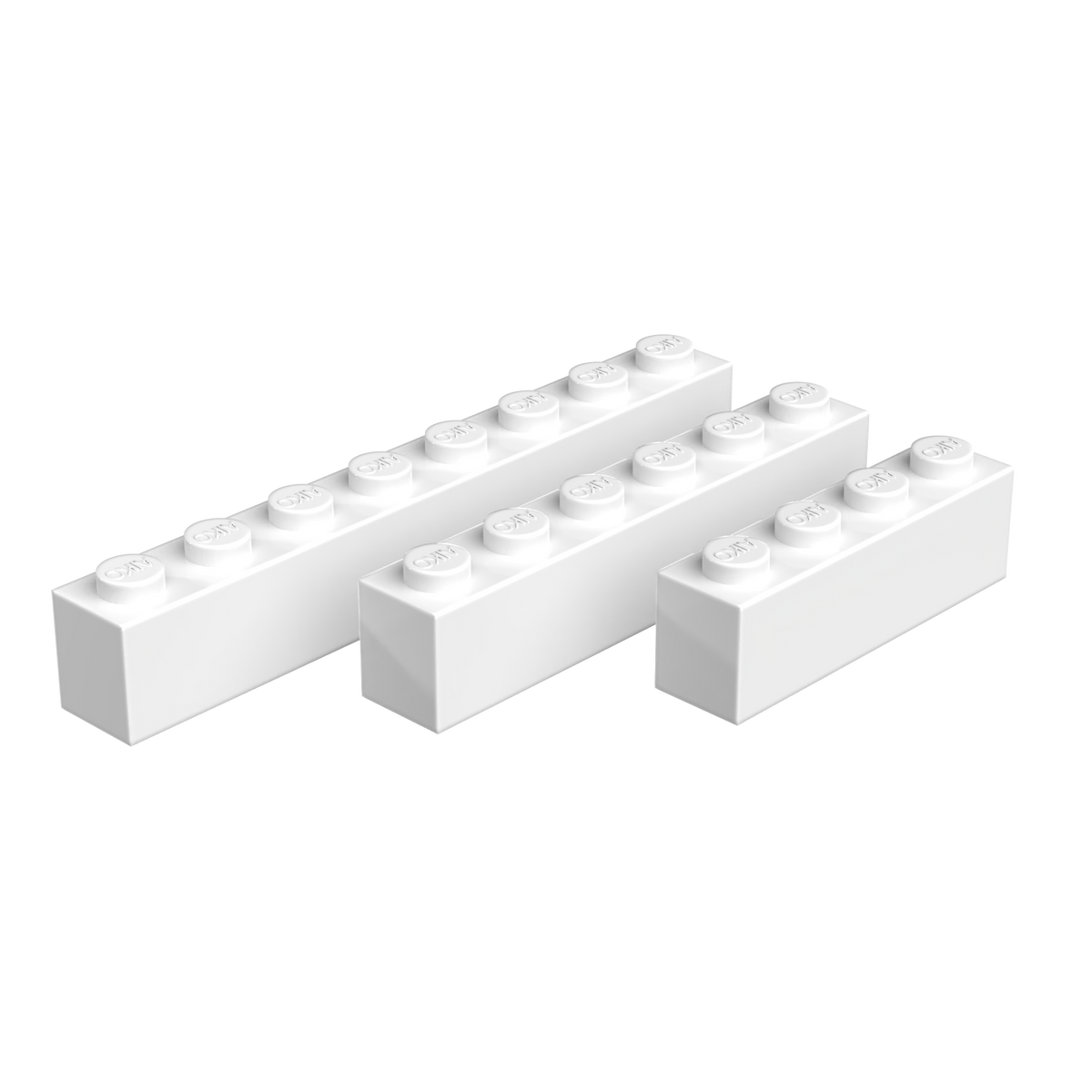 1x4 1x6 1x8 Building Blocks Combo | Pack of 15 (5 Each)