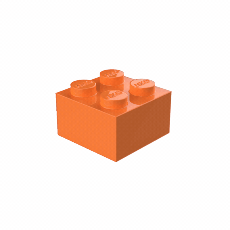 2x2 Building Blocks | Pack of 10