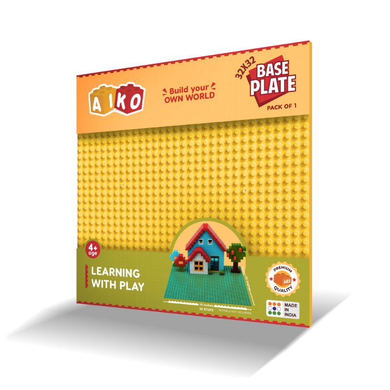 32×32 Building Block Base Plates | Premium Baseplates for Creative Builds | Ages 4–99