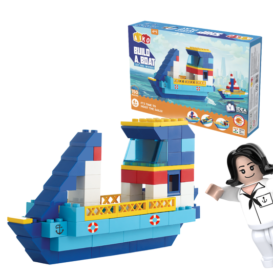 AIKO Build-a-Boat | Creative Building Block Set for Kids