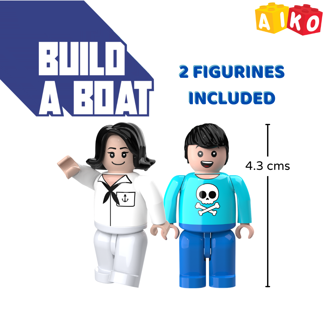 AIKO Build-a-Boat | Creative Building Block Set for Kids