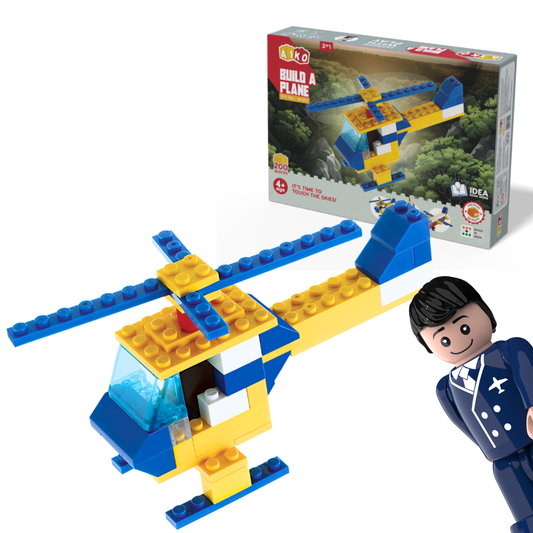 AIKO Build-a-Plane | Creative Building Block Set for Kids