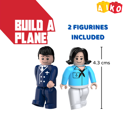 AIKO Build-a-Plane | Creative Building Block Set for Kids