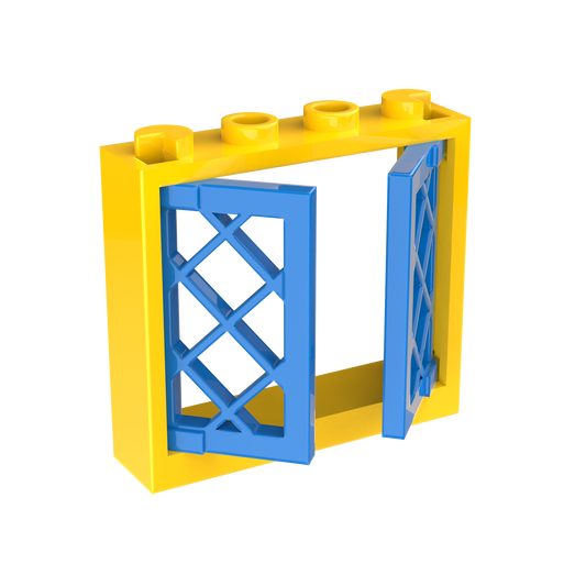 Large Window Frame with Shutters | Pack of 5
