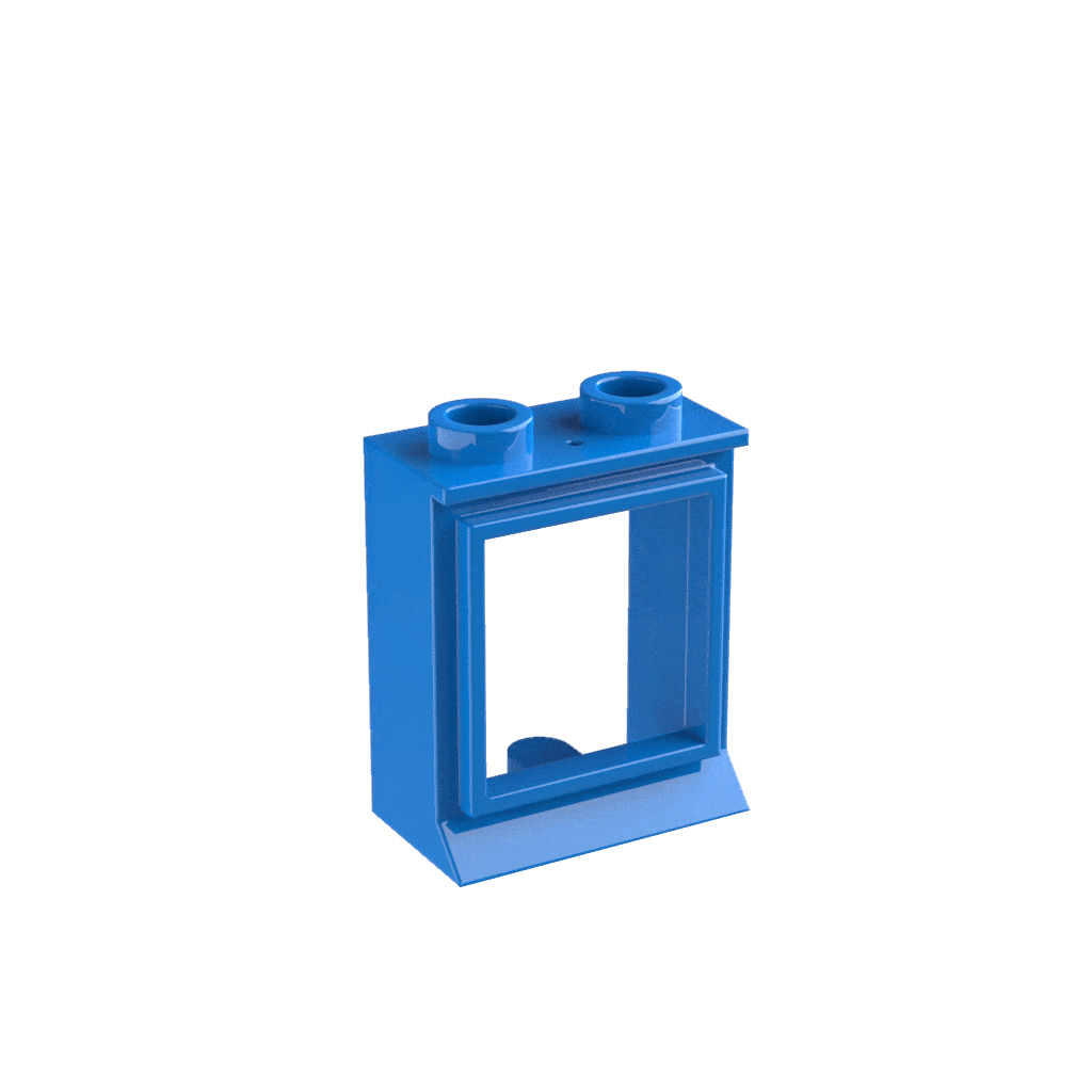 Small Building Block Windows | Pack of 10